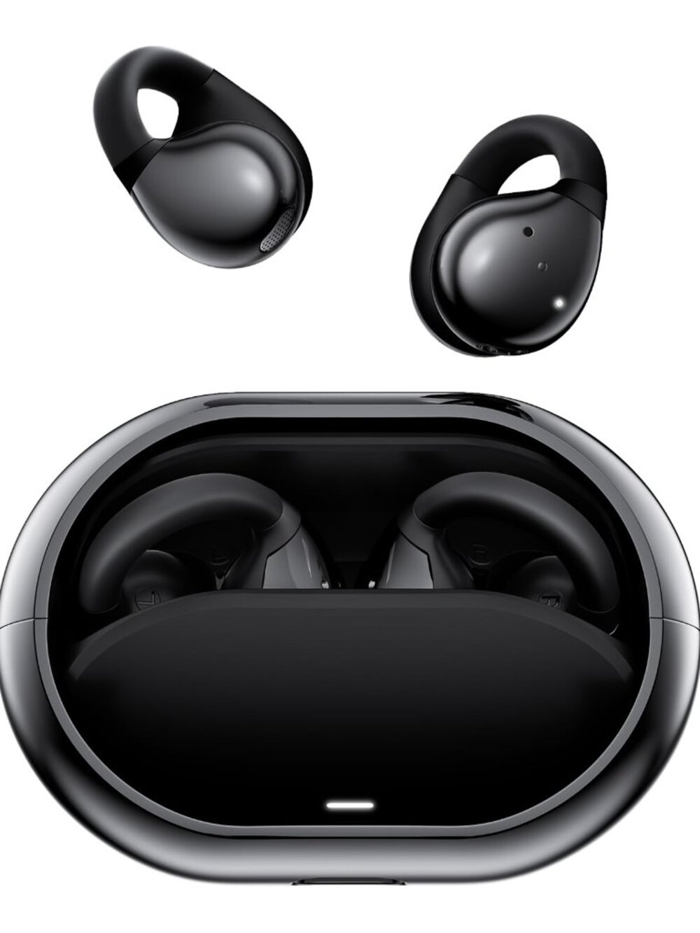 NEW HANJIA Clip-On Earbuds Bluetooth 6.0 Open-Ear Clip On Headphones Hi Res 28 H